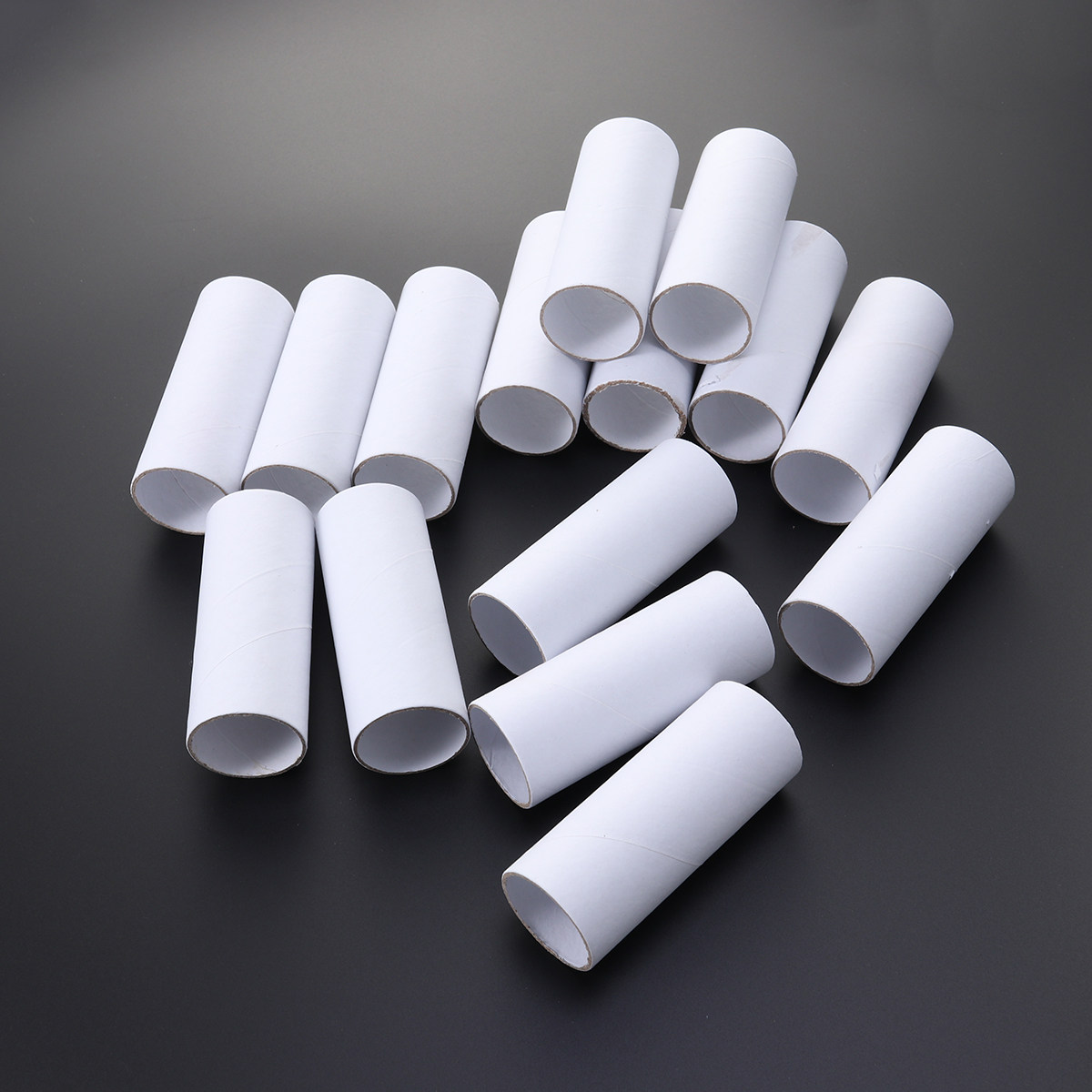 Art Craft Cardboard - 15 Stück recycelbare Kraftpapier-Röhren, stabile Bastelrollen