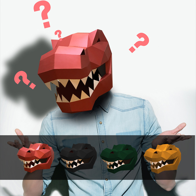 Tyrannosaurus Rex Tier Maske P – Art Craft Cardboard Bewertung und Preis