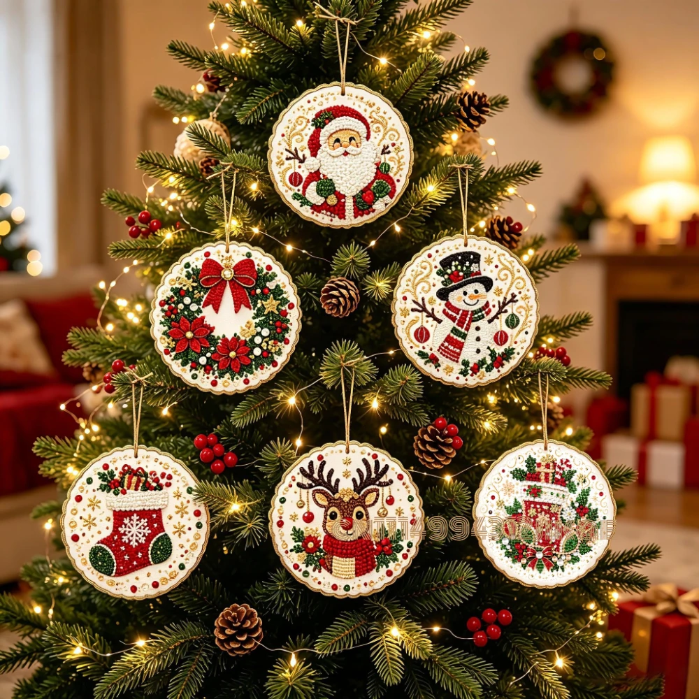 6-teiliges Weihnachtsornament- – Art Craft Kit Bewertung und Preis