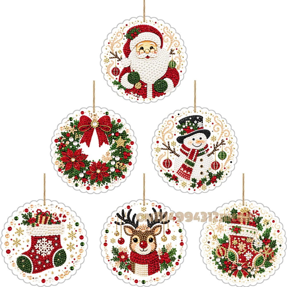6-teiliges Weihnachtsornament- – Art Craft Kit Bewertung und Preis