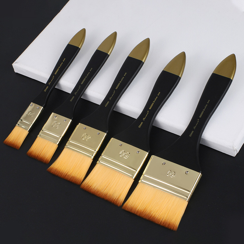 Flache Malpinsel in 5 Größen,  – Gouache Paint Set Bewertung und Preis